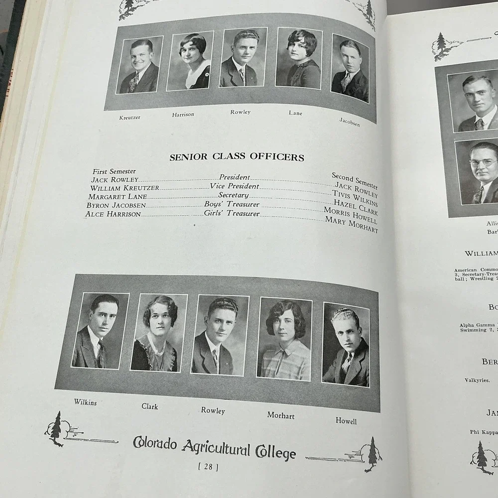 Vintage 1931‎ The Silver Spruce Colorado Agricultural College Yearbook Hardcover
